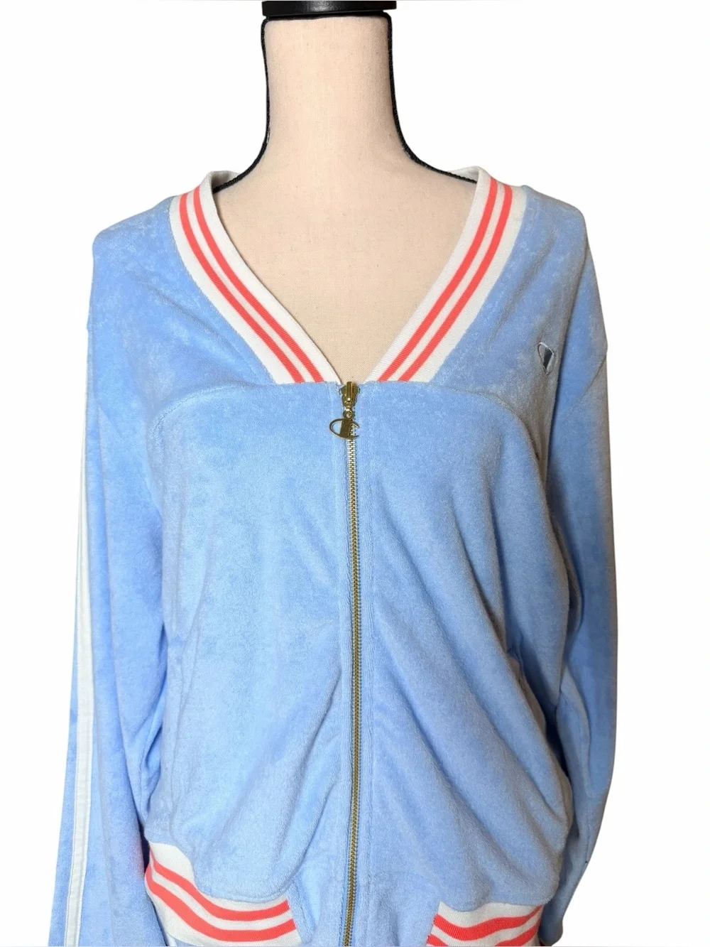 Champion LIFE Imperial Terry Cloth Warm-Up Jacket & Lounge Short Matching Set